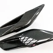 C7 Corvette ConceptZ Supercharged Z06 Nowicki Carbon Fiber Rear Quarter Intake Ducts, Pair